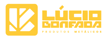 logo lucio bonfada na cor amarelo